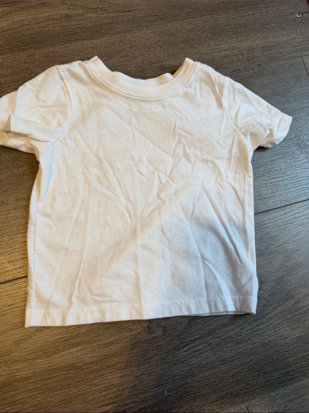 Kids White Short-Sleeve Tee